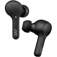 JVC Gumy Truly Wireless Earbuds Headphones, Bluetooth 5.0, Water Resistance(IPX4), Long Battery Life (up to 15 Hours) - HAA7TB (Black)