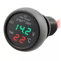 Car Digital LED Thermometer Voltmeter Shop Online in Pakistan