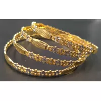 Beautifully Designed Gold Plated Bangles Available For In Pakistan
