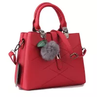 Women Handbag,Women Bag, KINGH Zip Closure Tote Vintage Shoulder Bag PU Leather 116 Wine Red
